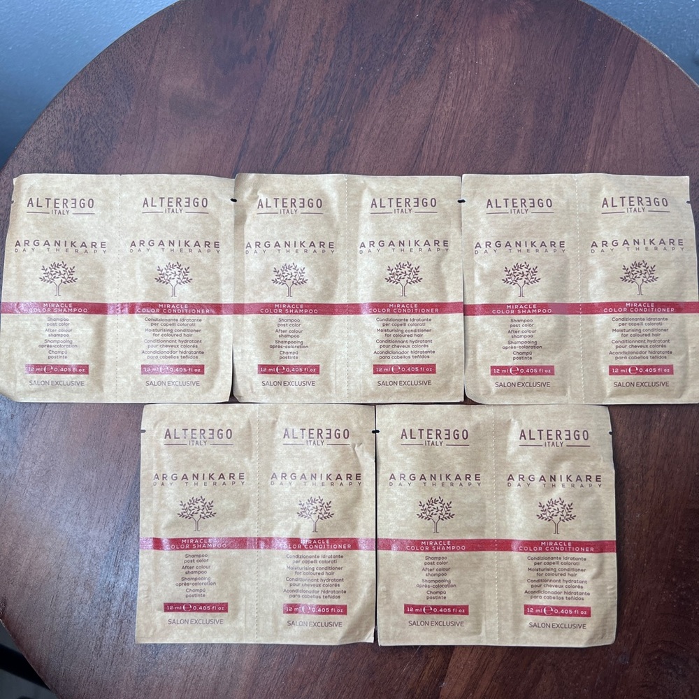 Alterego Italy Miracle Color Shampoo Brand New Never Opened Sample Lot 5